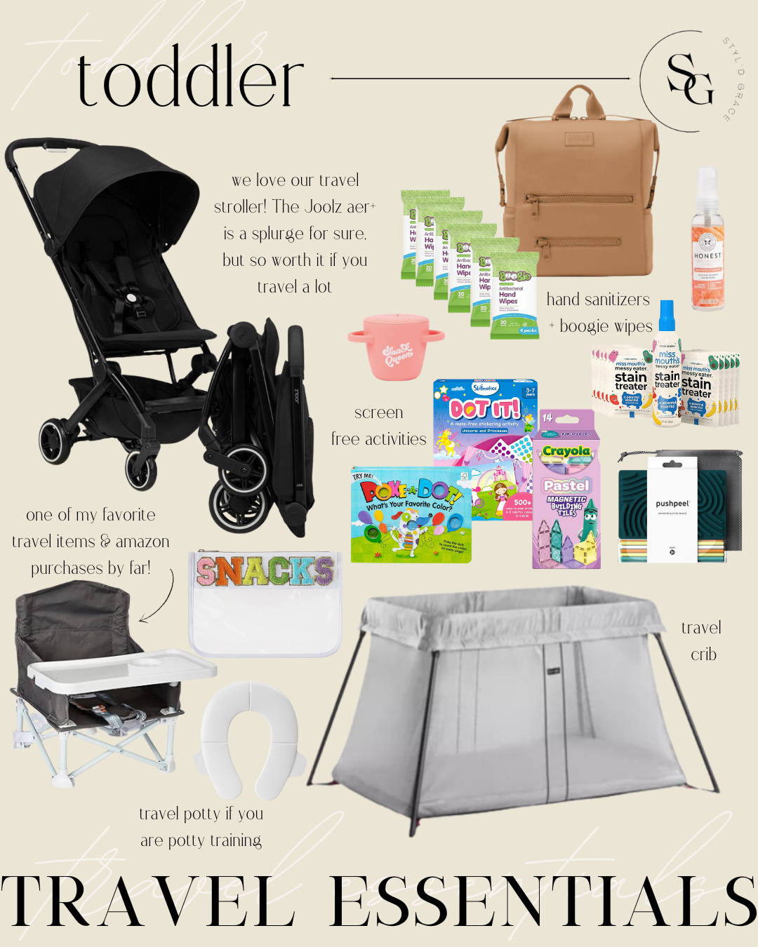 Best Toddler Travel Essentials