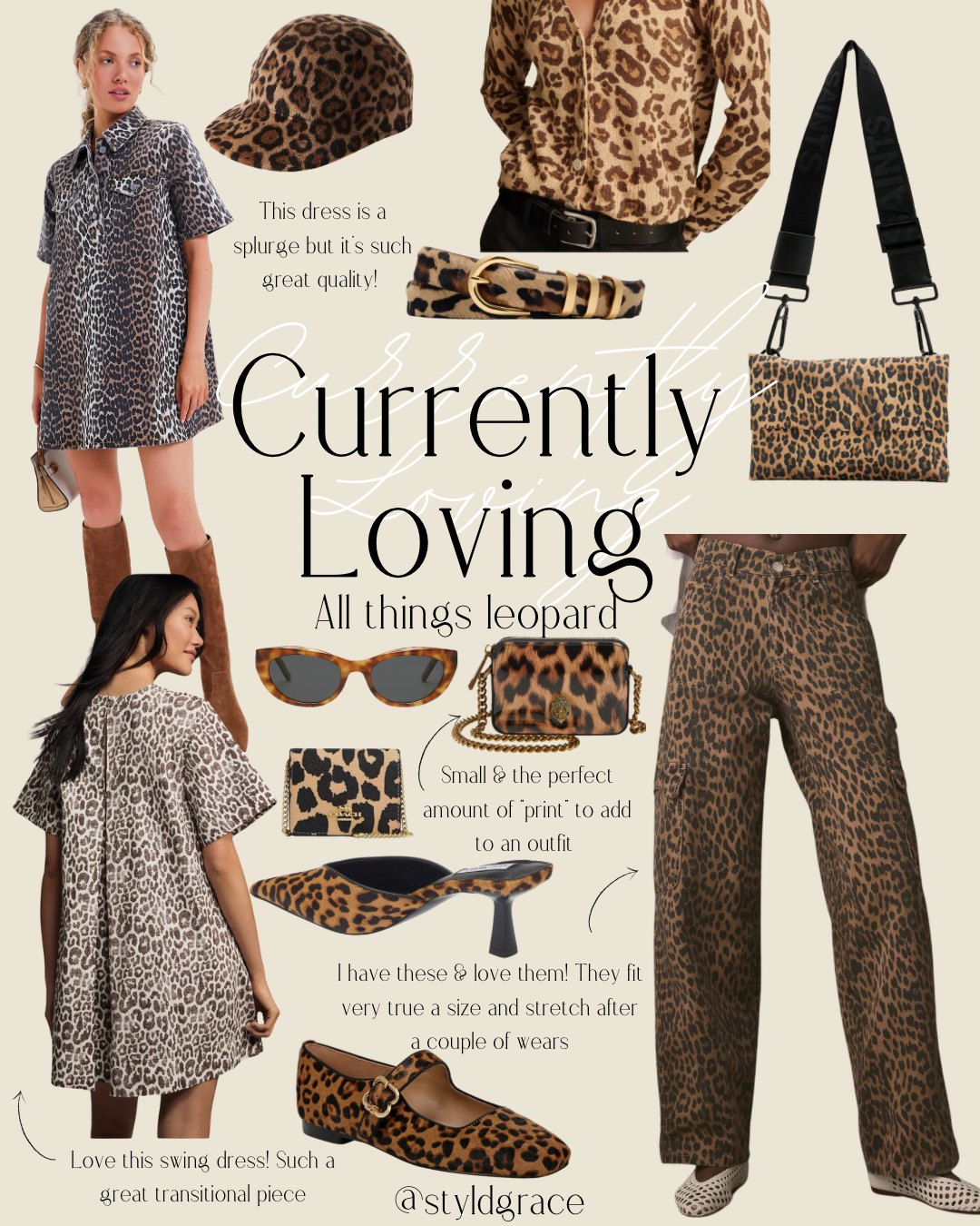 Styl'd Grace Blogger Brittainy Lemelle
 sharing her All things Leopard Print choices